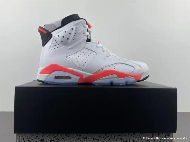 Official Maikesneakers 6 384664-123 (2014) White Jordan Infrared Retro 0605